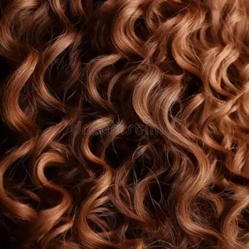 Close-up comparing fine hair and thick curly hair strands