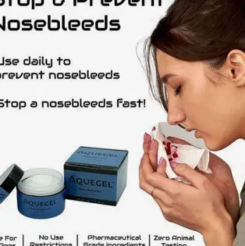 Person gently applying a fragrance-free moisturizer to the skin around the nose