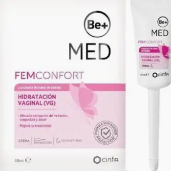 Bottle of oral metronidazole tablets next to a tube of vaginal gel