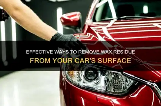 Softened wax residue being gently wiped from a waxed area with a soft cloth