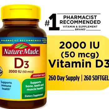 Vitamin D3 2000 IU: Benefits, Dosage Context, and Safety